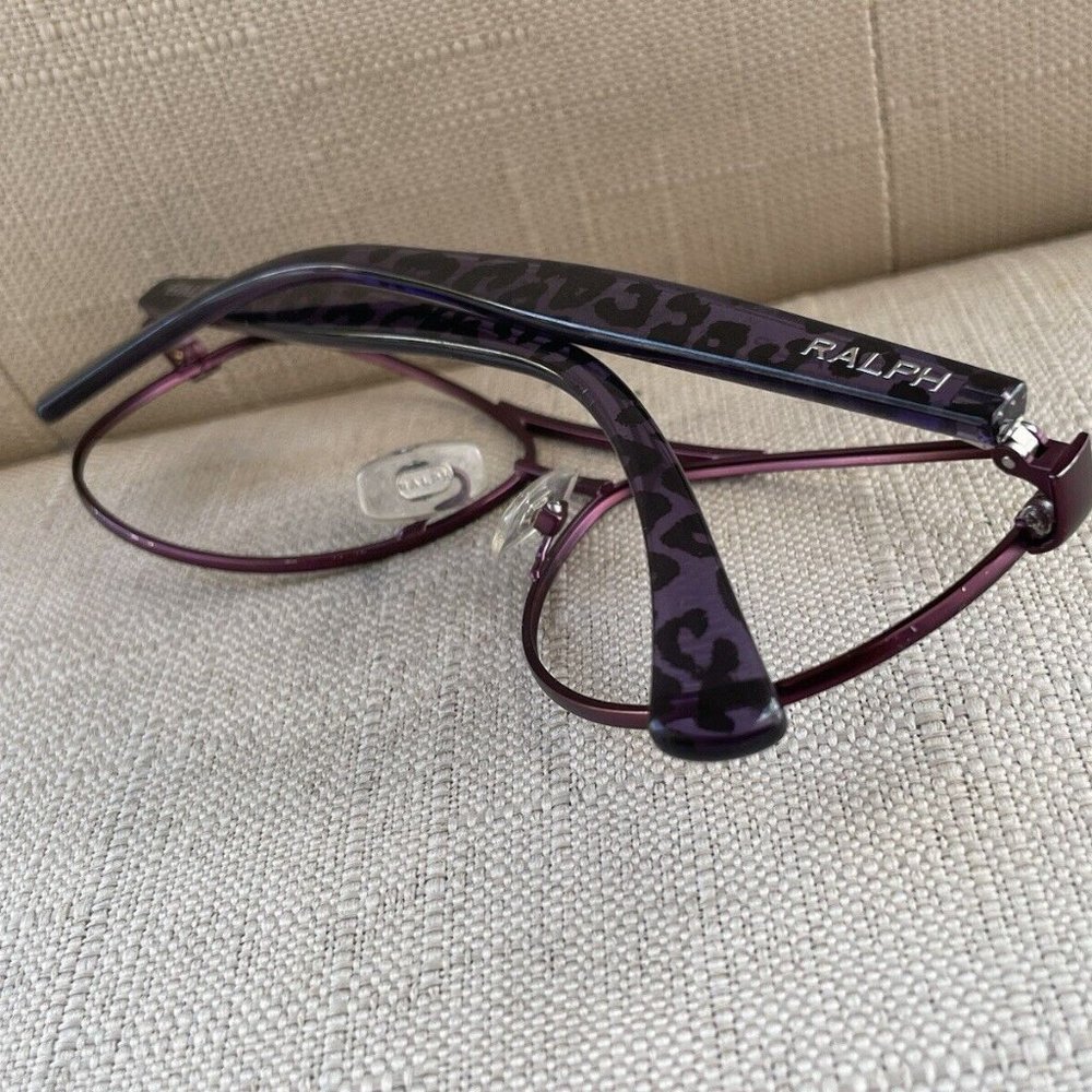 Ralph Lauren Women Eyeglasses/Sunglasses Frame Purple Tone Glasses - Picture 4 of 12